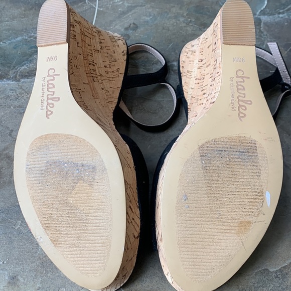 Charles by Charles David Lambert Cork Wedge Sandal - Picture 8 of 10